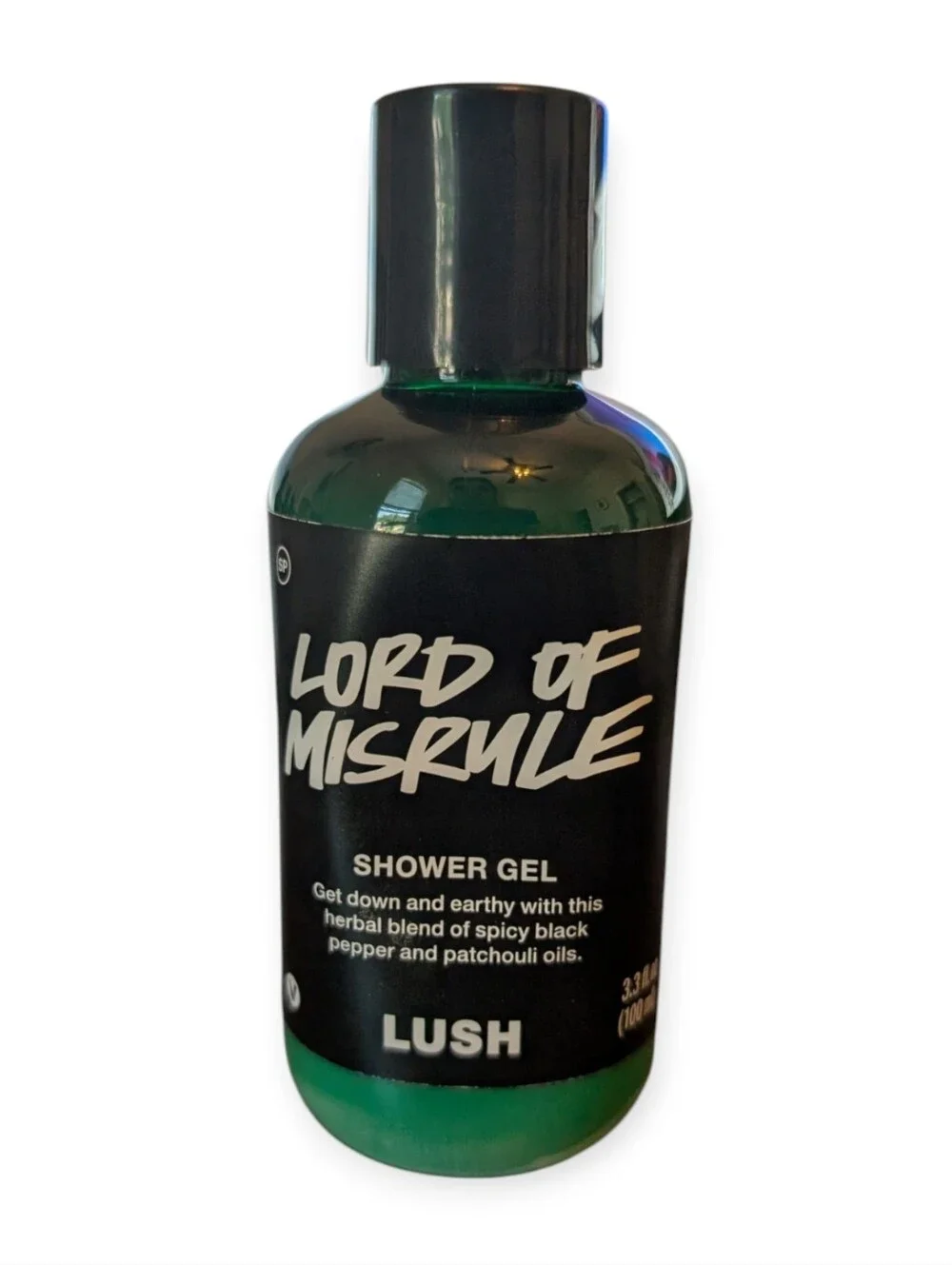 Lush Lord of Misrule Shower Gel 3.3oz/100ml Spicy Patchouli Seasonal Body Wash